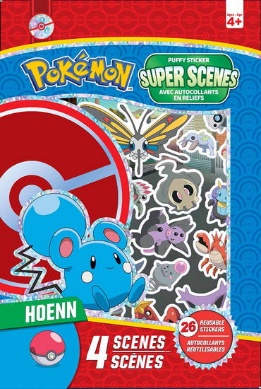 Pokemon Hoenn Embossed Stickers