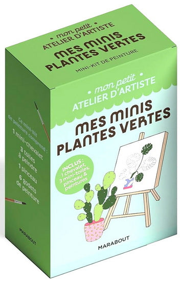 Plantes vertes Mini kit de peinture
