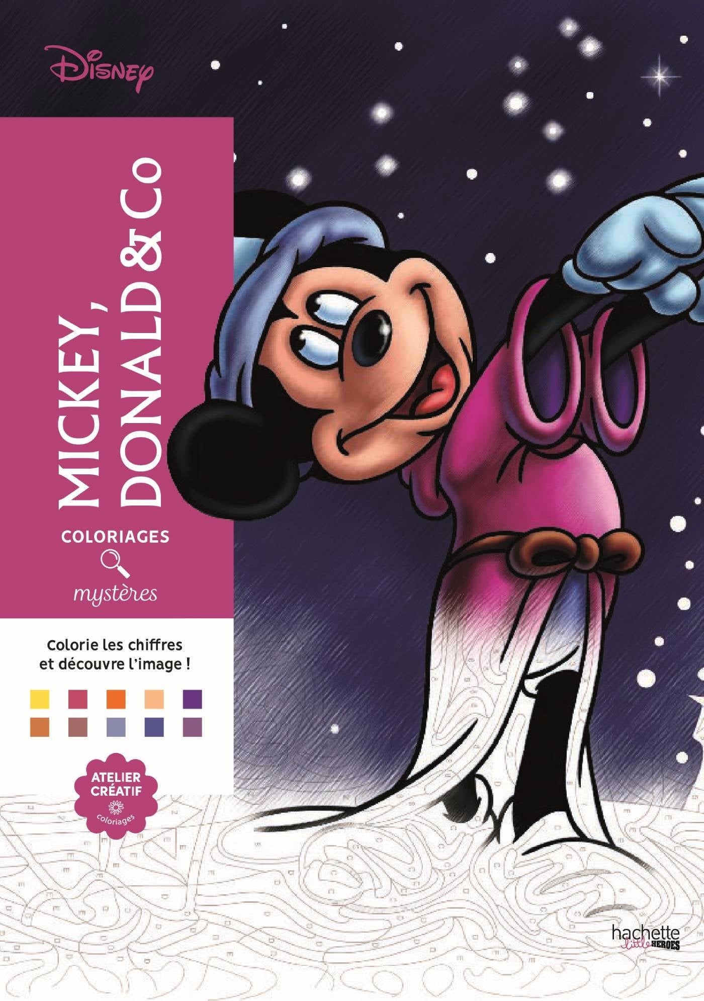 Mickey, Donald et Co : Coloriages mystères