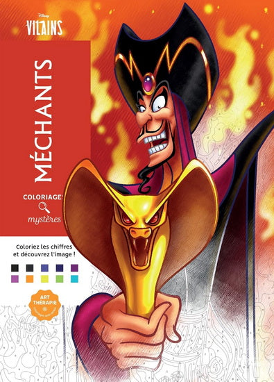 Méchants Disney : Coloriages mystères