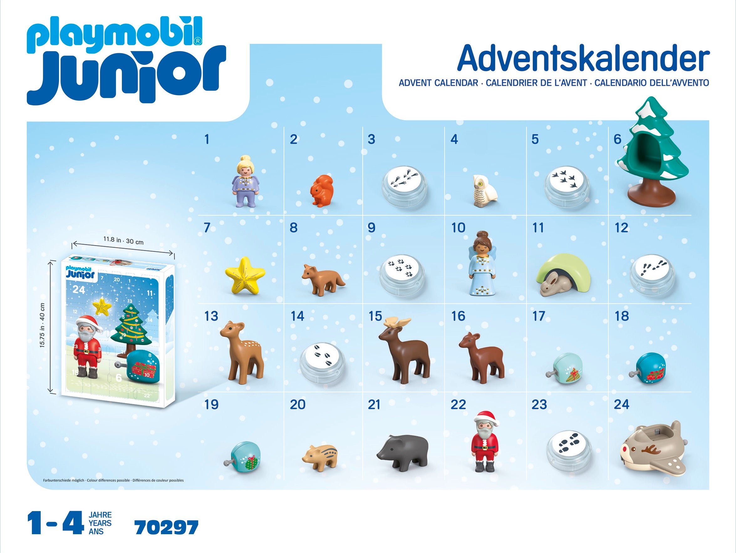 Junior Calendrier de l'Avent Noël enneigé