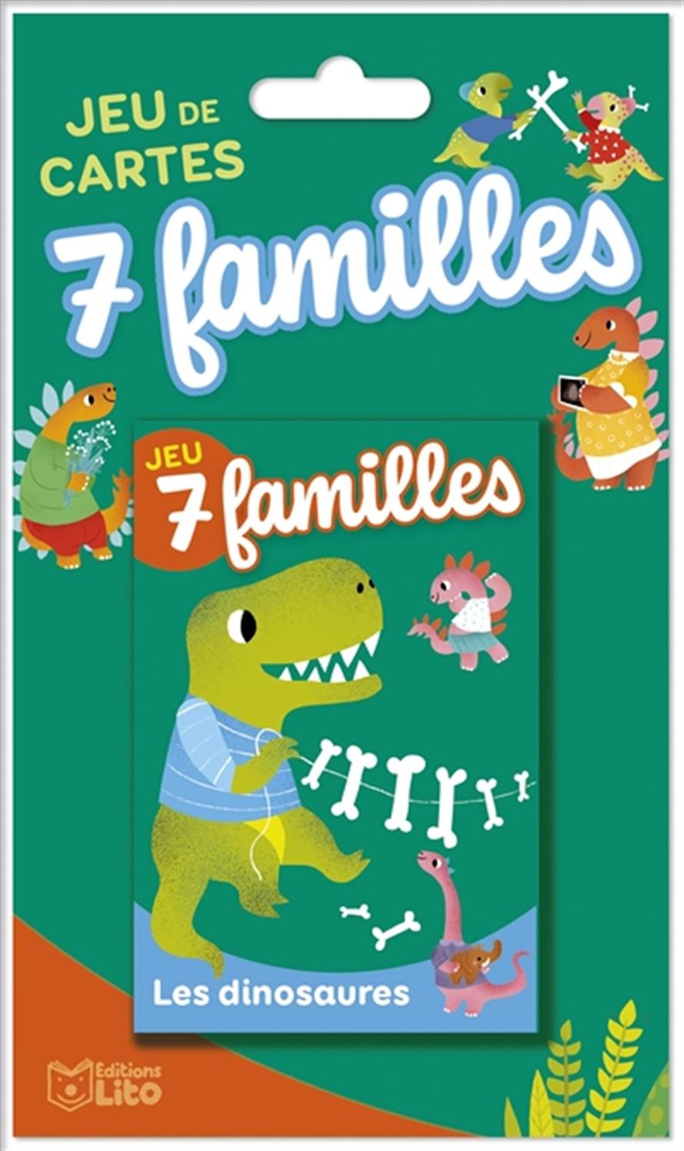 Jeu des 7 familles Les dinosaures
