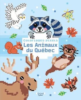 Les animaux du Québec Coloriages pixels