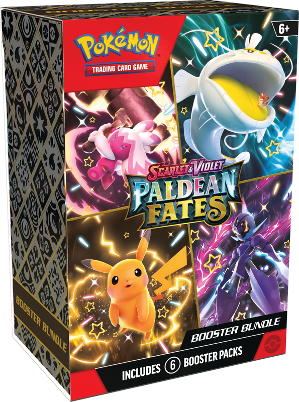 Pokémon Paldea fates 6 boosters bundle (VA)