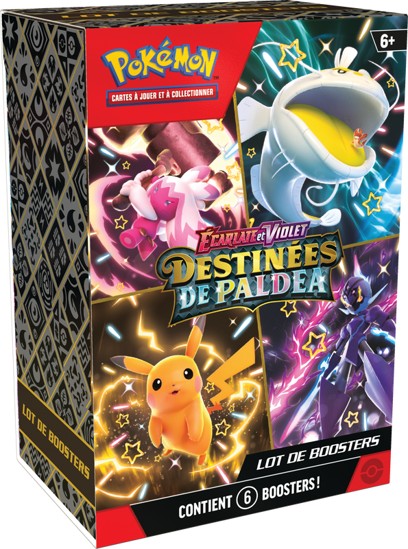 Pokémon Paldea fates 6 boosters bundle (VF)