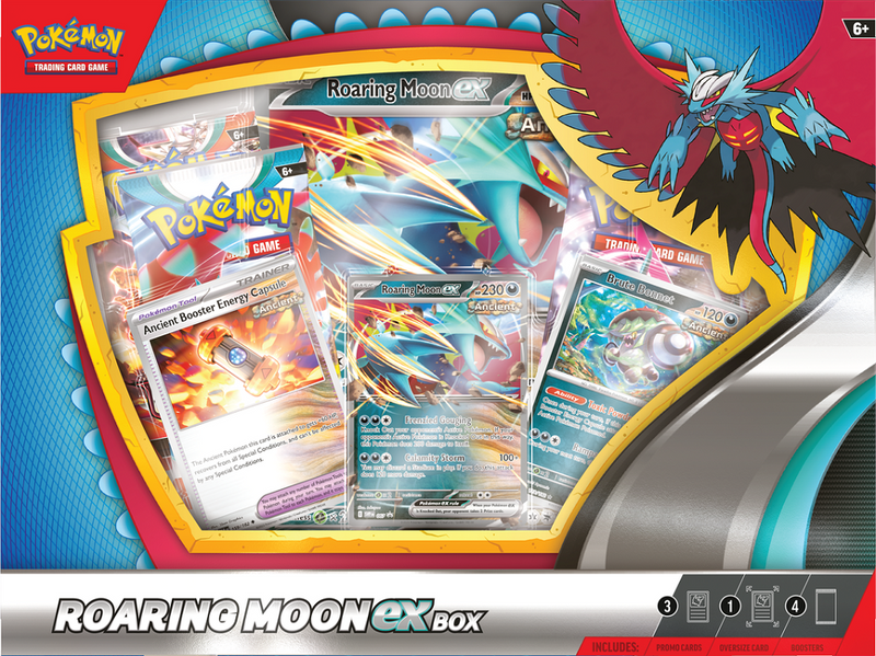 Pokémon Roaring Moon / Iron Valiant Ex box