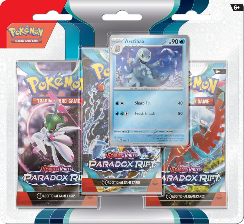 Pokémon Paradodox Rift 3 packs blister (VA)