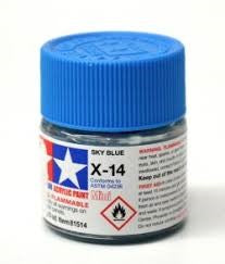 Peinture acrylique 10ml X-14 SKY BLUE