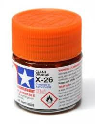 Peinture acrylique 10ml X-26 CLEAR ORANGE