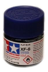 Peinture acrylique 10ml XF-8 FLAT BLUE