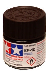 Peinture acrylique 10ml XF-10 FLAT BROWN