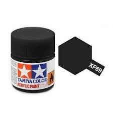 Peinture acrylique 10ml XF-69 Tamiya Nato Black