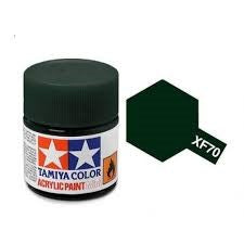 Peinture acrylique 10ml XF-70 MC TAMIYA DARK GREEN