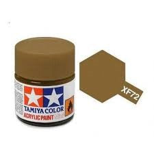 Peinture acrylique 10ml XF-72 MC TAMIYA BROWN (JGS