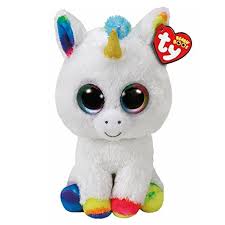 Pixy la licorne blanche Régulier 6''