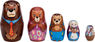 Poupées russes - Famille ours