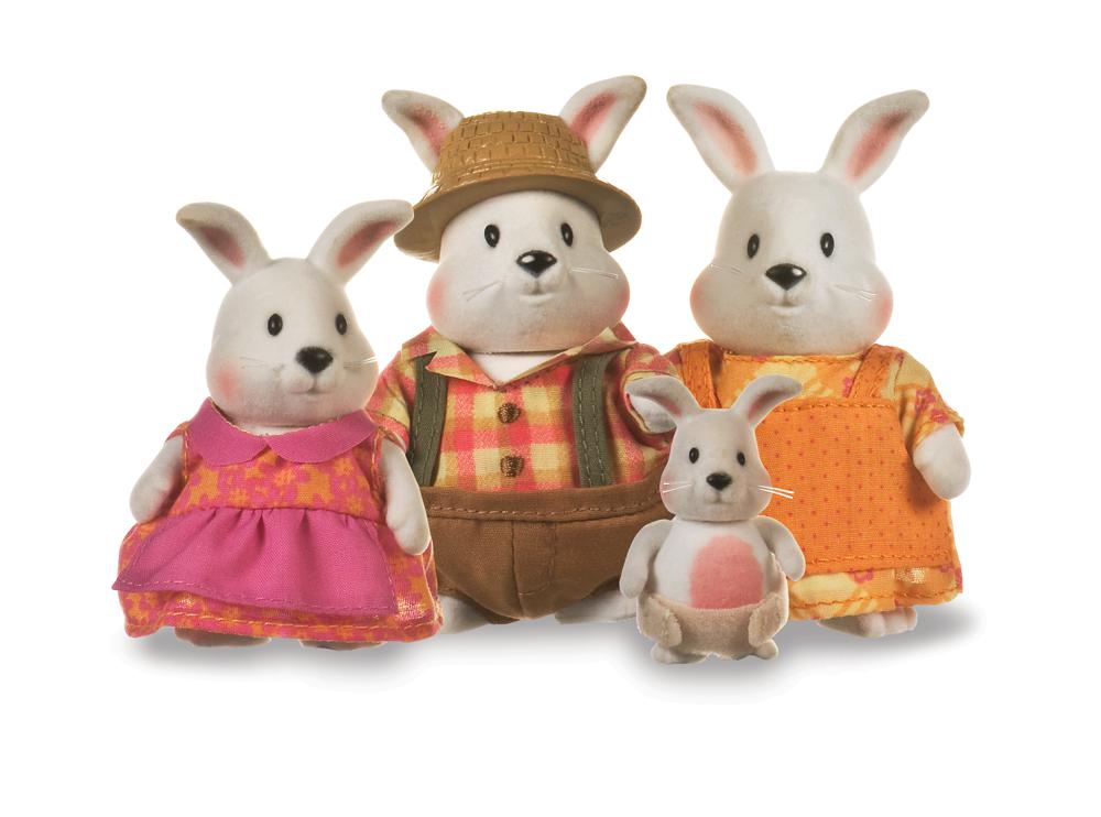 Li'l Woodzeez Famille de lapins