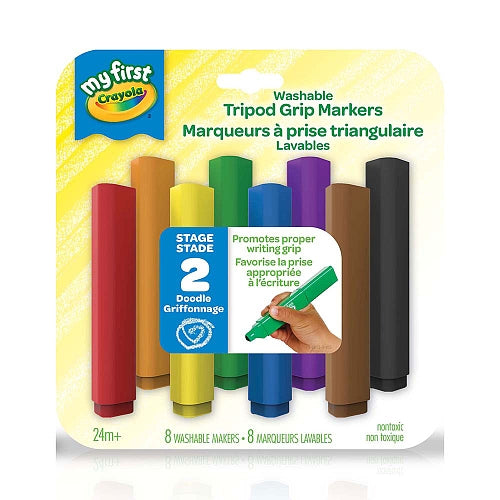 Crayola 8 marqueurs prise triangulaire