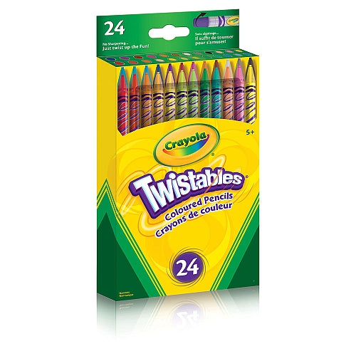 Crayola 24 crayons de bois twistables