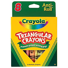 Crayola 8 crayons triangulaires