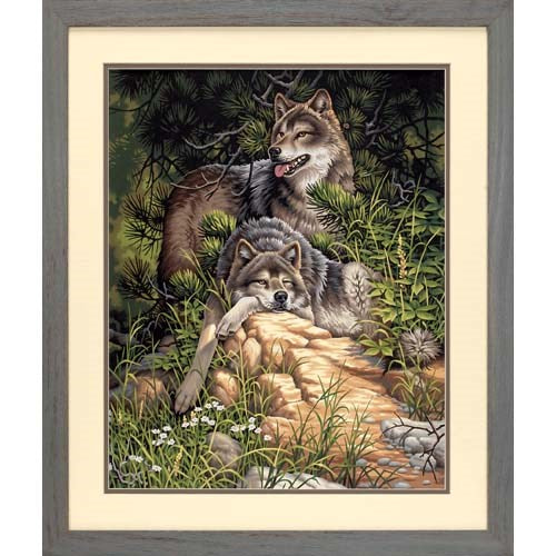 Peinture à numéros - Loups sauvages et libres 16X2