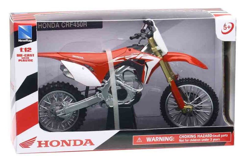 Motocross Honda 1:12 Rouge
