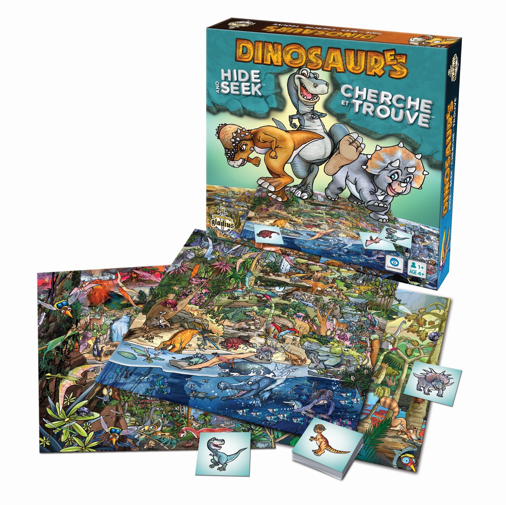 Cherche et trouve Dinosaures