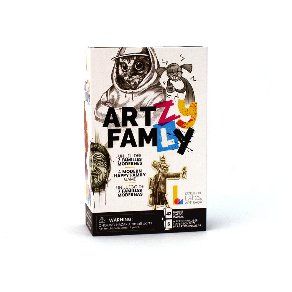 Artzy famly - jeu de 7 familles modernes