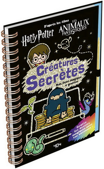 Harry Potter Créatures secrètes Livre à gratter