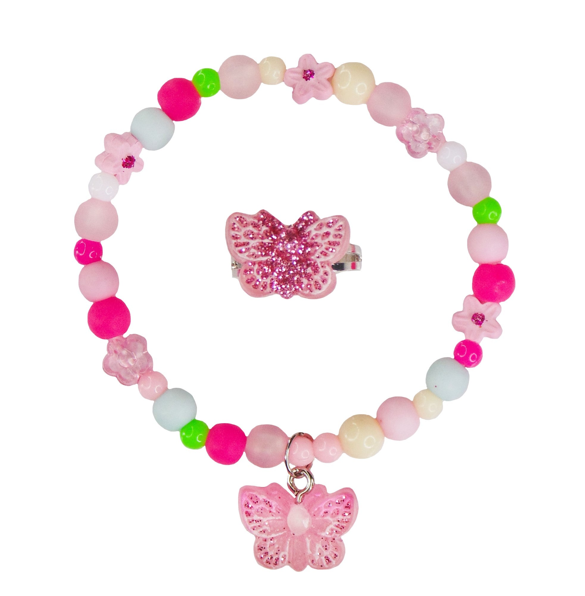 BRACELET ET BAGUE PAPILLON