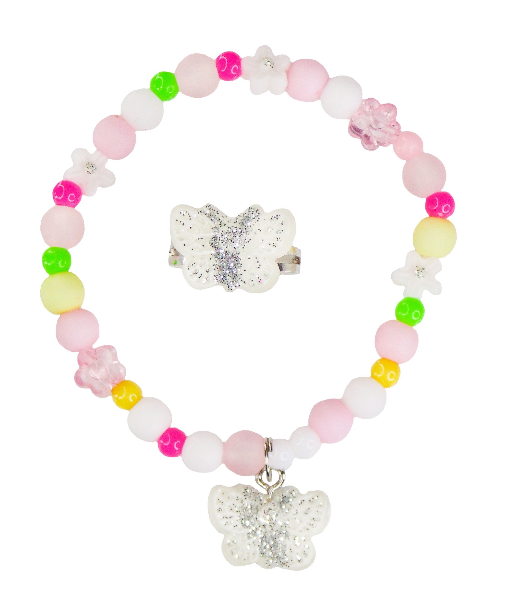 BRACELET ET BAGUE PAPILLON