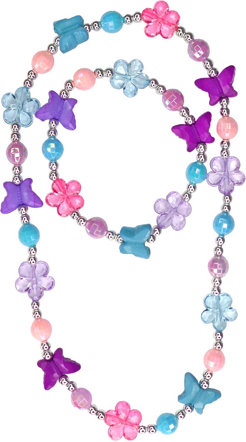 Ensemble bracelet et collier papillon et moi