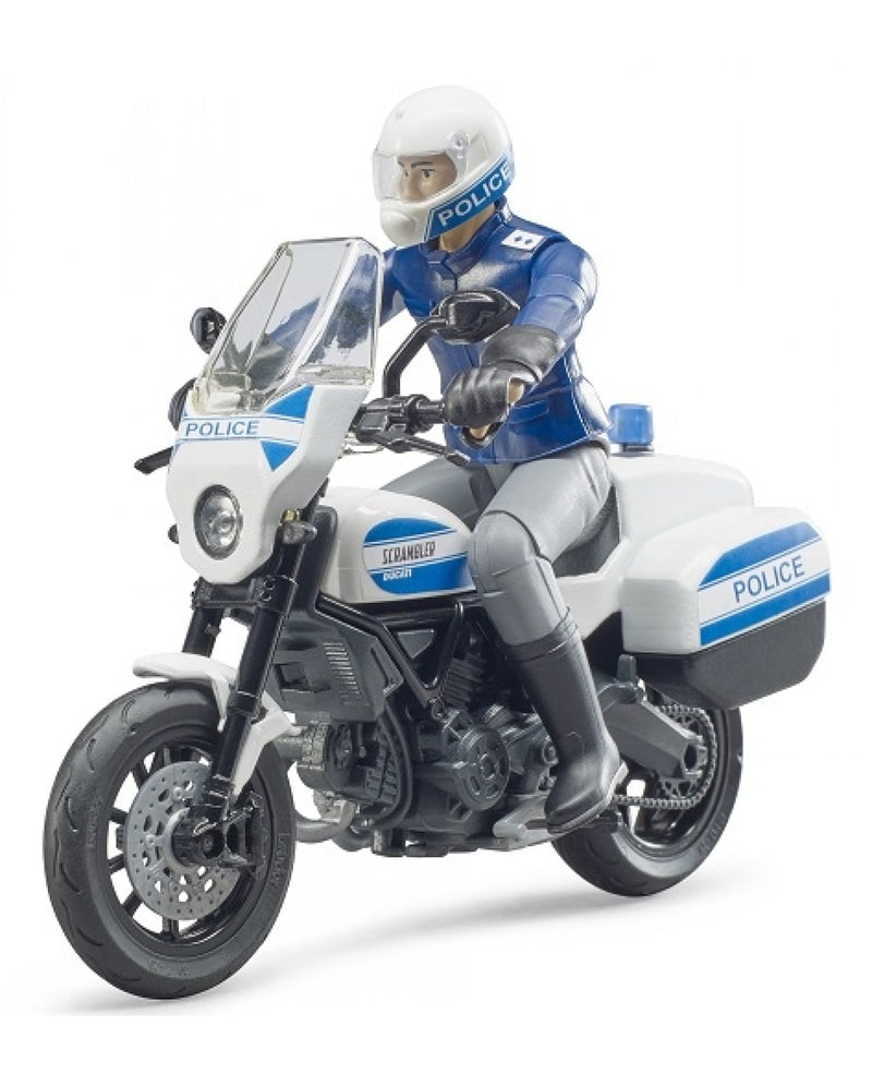Policier avec moto Ducati