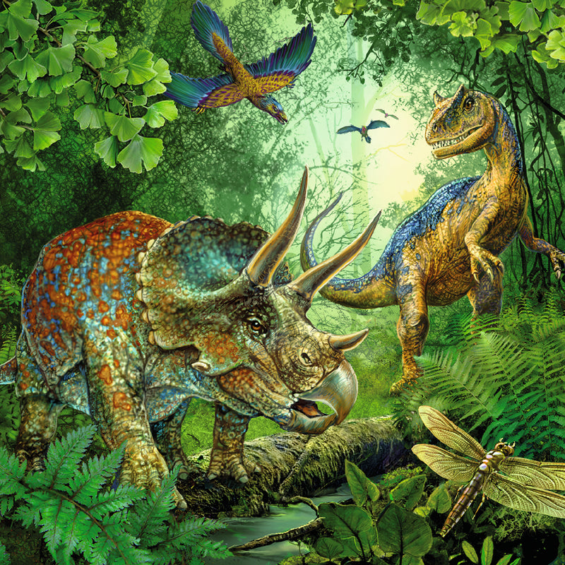 La fascination des dinosaures - 3 x 49 pièces