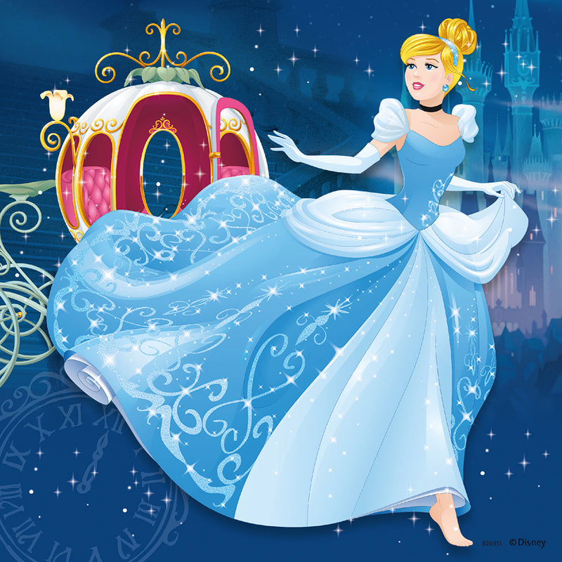Princesses Disney - 3 casse-têtes de 49 pièces