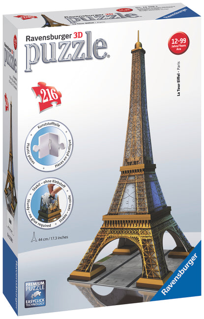 La Tour Eiffel - Casse-tête 3D de 216 pièces