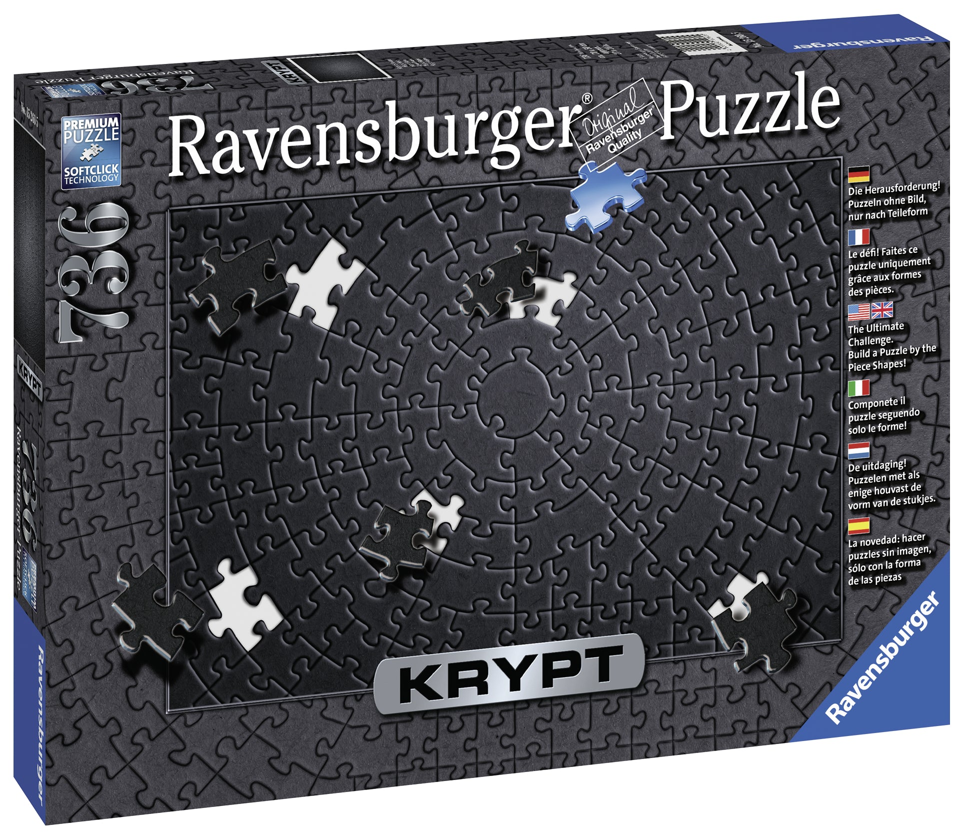 Casse-tête 750 morceaux RAV Krypt noir