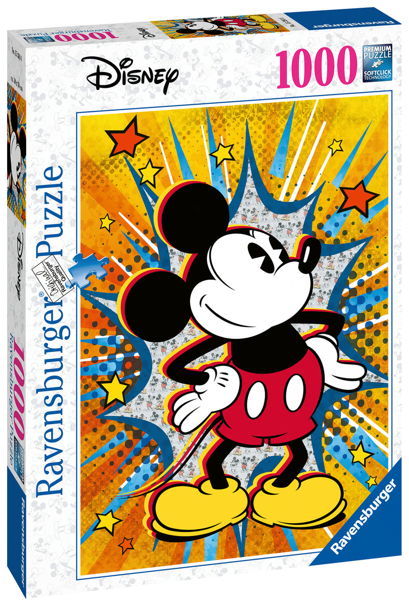 Retro Mickey - Casse-tête de 1000 pièces