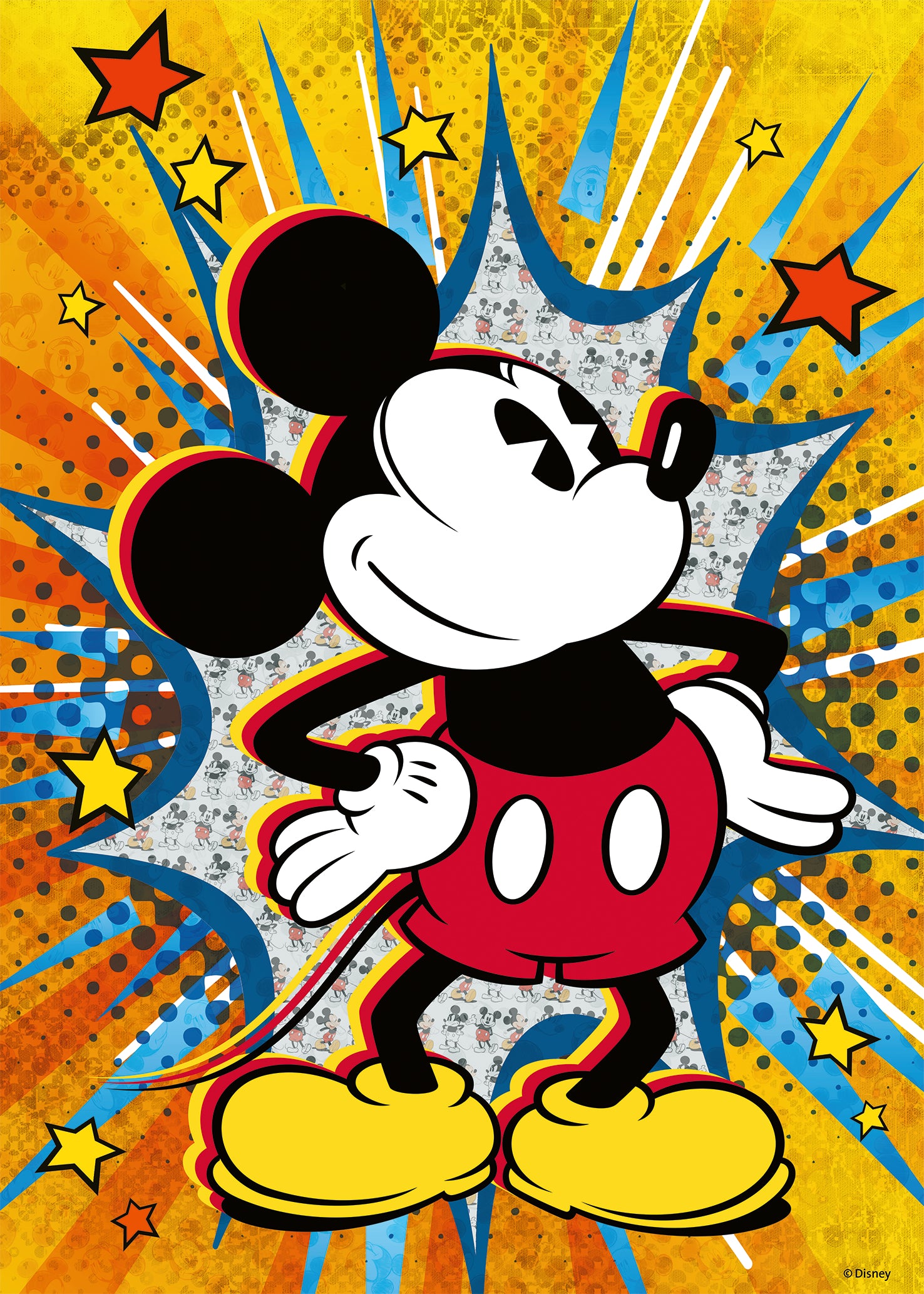 Retro Mickey - Casse-tête de 1000 pièces