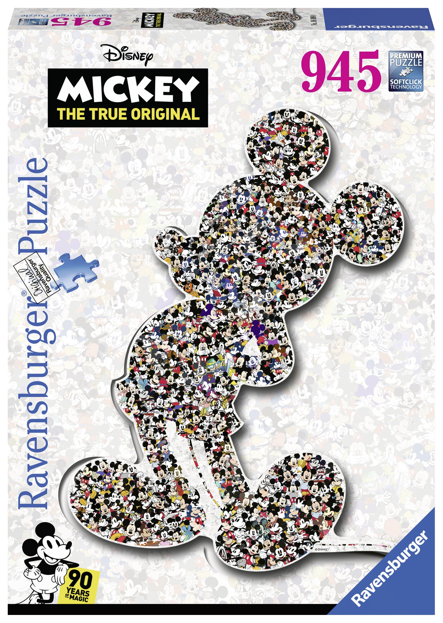 Silhouette Mickey - Casse-tête 3D de 945 pièces