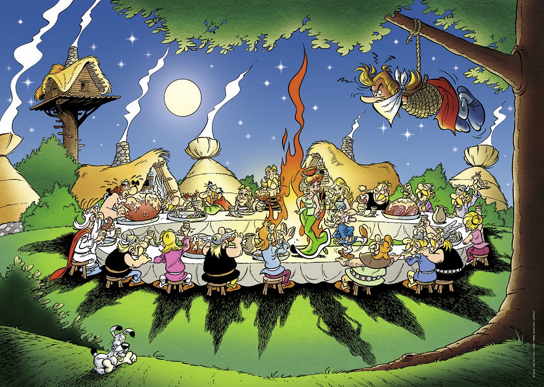 Asterix - Le banquet - Casse-tête de 1500 pièces