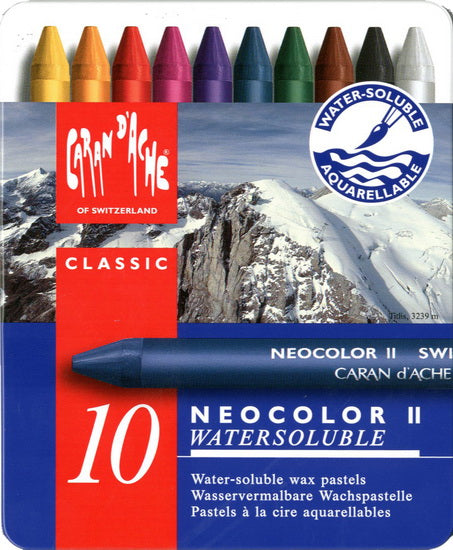 Boîte de 10 crayons Neocolor II