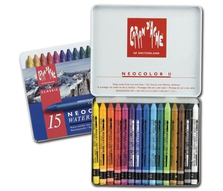Boîte de 15 crayons Neocolor II