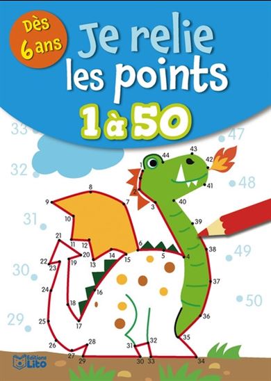 Je relie les points de 1 à 50