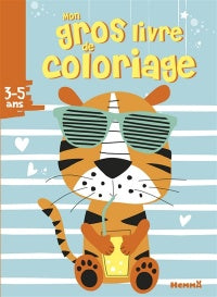 Mon gros livre de coloriage 3-5 ans Tigre