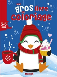 Mon gros livre de coloriage Hiver 3-5 ans