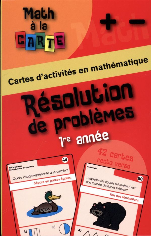 Résolution de problèmes 1re année