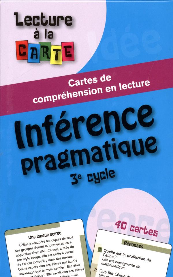 Inférence pragmatique 3e cycle