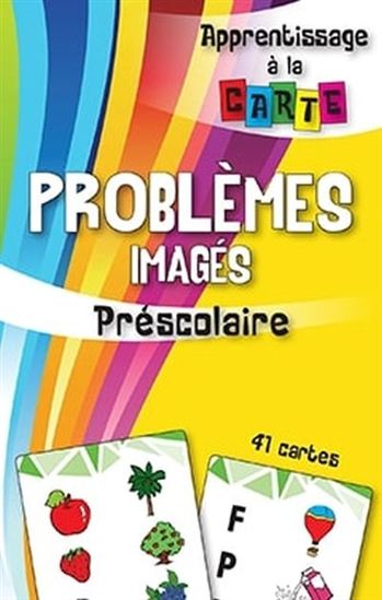 Cartes préscolaire Problèmes imagés