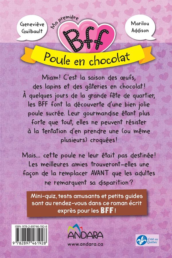 Ma première BFF 03  Poule en chocolat